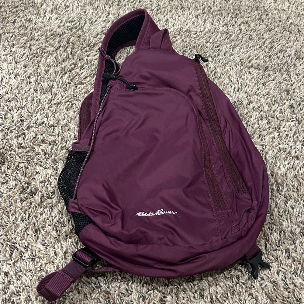 Eddie Bauer Maroon Sling Bag
